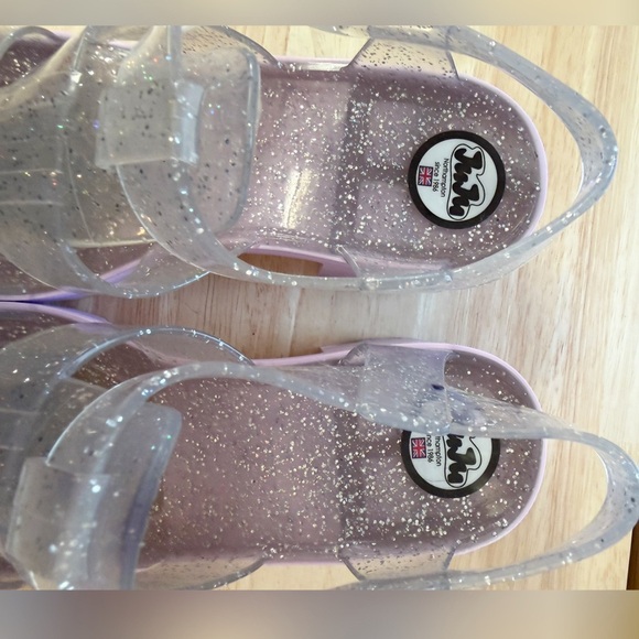 JuJu Northampton glitter chunky heel sandal size 8 - Picture 7 of 10